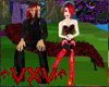 VXV Velvet chaise, poses