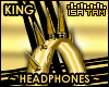 ! GOLD KING Headphones 1