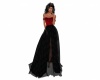 Black-Red Gown