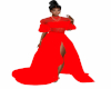 Satin N Lace RED Gown