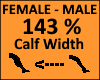 Calf Scaler 143%