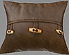 Western Leather Pillow