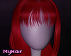 may red + bangs