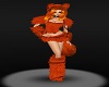 Orange Wolf Costume