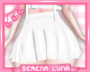 SL | Pleat Skirt - White