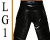LG1 Black Leather Slacks