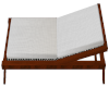 Wood & Canvas Lounger