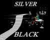 ~C~SILVER/BLK PIANO