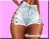 Lace Up Jean Shorts Rll