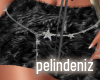 [P] Star black skirt