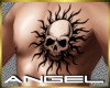 Skull Chest tattoo