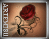 IO-Rose Belly Tattoo