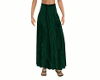 Emerald Broomstick Skirt