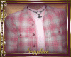 [S] Pink Plaid Shirt