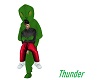 Green alien costume