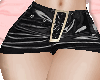 Black Latex Mini Skirt