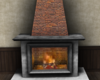 *Rustic Fireplace
