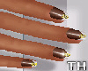 *TH* Slender Brown Nails
