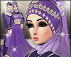 Tall Purple Hijab