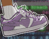Heart shoes purple