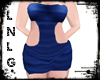 L:BBW Dress-Mod Blue
