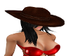 hat cowgirl brown