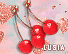 ♡ Cherry earrings