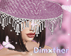 X. Tusa Pink Crystal Hat