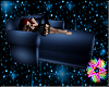 Deep Blue Cuddle Couch