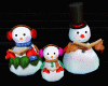 Animated Snow Family