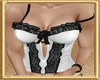 〆 White Lace Bustier