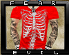 FE red ribcage tee