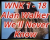 We'll Never Know A.W