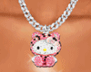 Pink Kitty Necklace