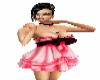 (AH)Red Beige Dress