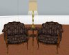 Chair Set w/ Table lamp