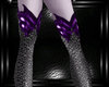 purple sexy pvc shoes