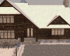 snowy cabin animated
