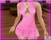 Geena Pink Bow Dress