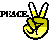 Animated Yellow Peace