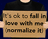 normalize falling for me