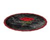 red rose rug