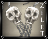 |LZ|Chaos Skull Earrings