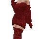 A~ Bay Red Woven Complet