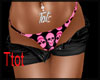 Shorts w/Skull Pink Pant