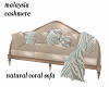 coral sofa