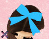 ♡ Blue Easter Bow
