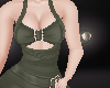 Luana Olive Dress