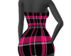 HiPinkKrush Plaid Dress