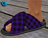 Purple Sandals Plaid (F)